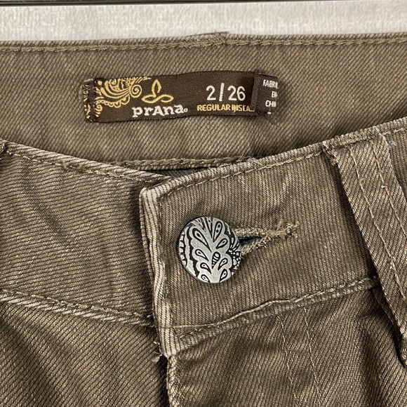 Prana Women's 2/26 Kayla Jean Skinny Slim Fit Performance Denim Stretchy Brown - Picture 11 of 16
